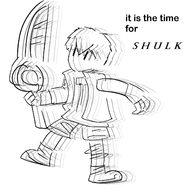 1boy doodle short_hair shulk text weapon xenoblade xenoblade_chronicles // 1400x1400 // 342KB