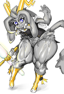 1girl artist:goatboydraws bottomless colored furry looking_at_viewer Pseudoregalia pubic_hair sybil thick_thighs // 944x1391 // 1.1MB