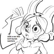 1girl artist:justdavefnd bunny_hood medli parody text the_legend_of_zelda wind_waker // 1000x1000 // 274KB