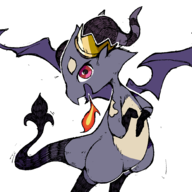 colored colorist:miqotefag dragon final_fantasy fire horns monochrome mootie tail third-party_coloring wings // 2000x2000 // 215KB