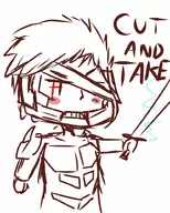 artist:pailolidrawfag chibi metal_gear_rising metal_gear_solid raiden revengeance text // 800x1000 // 114KB