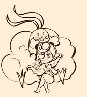 1boy 1girl altaria artist:strugglingquota blush huge_penis legs_crossed monochrome nude penis pokemon pokemon_trainer sketch // 1820x2039 // 632KB