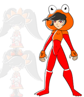 1girl alternate_size artist:unknown ashley colored frog_suit warioware // 1080x1250 // 353KB