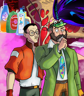 2boys artist:scorndude colored cropped disco_elysium harrier_du_bois kim_kitsuragi wip // 1402x1615 // 1.9MB