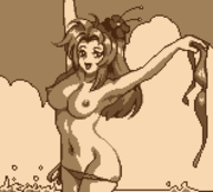1girl areola artist:sunbeam belly bikini breasts marine navel nipples pixel_art the_legend_of_zelda the_legend_of_zelda_links_awakening topless // 1272x1144 // 18KB