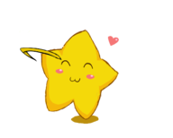 artist:jupiter colored densetsu_no_starfy smile starfy the_legendary_starfy // 1377x1102 // 83KB