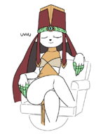 1boy anthro artist:milesdesune balls cat catboy femboy furry ji legs_crossed nine_sols sitting solarian thighs uwu // 829x1109 // 26KB