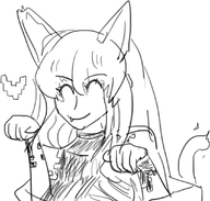 1girl Anima animal_ears artist:onion catgirl dungeon_fighter_online heart paw_pose tail // 1087x1038 // 555KB