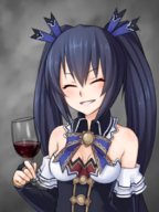 artist:monorus hyperdimension_neptunia noire tagme wine // 600x800 // 539KB