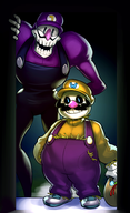 artist:voodoothur costume halloween mario papyrus sans skeleton undertale waluigi wario // 578x950 // 498KB