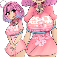 1girl artist:triggerdex huge_breasts idolm@ster riamu_yumemi text // 878x883 // 853KB