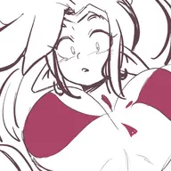 1girl artist:pogeaux huge_breasts shantae shantae_(series) wardrobe_malfunction // 1800x1800 // 176KB