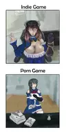 2girls aradia artist:unknown bloodborne bloodstained breasts chair comic huge_breasts miriam night_of_revenge sitting text // 1272x2550 // 506KB