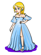 1girl artist:gusgux blonde_hair castti cleavage dress earrings green_eyes necklace octopath_traveler // 1620x2160 // 952KB