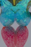 2girls 3d artist:unknown breasts dark_samus diablo lilith metroid metroid_prime nipples x-ray // 1333x2000 // 1.9MB