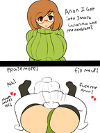 2koma artist:iggy_bomb colored comic glasses huge_ass instant_loss_2koma mating_press nikki super_smash_bros swapdoodle swapnote sweater text thick // 1200x1600 // 373KB