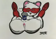 1girl anthro anus areolae artist:jadessinbin ass breasts colored furry mating_press mouse_girl ms._mowz nipples paper_mario paper_mario_the_thousand-year_door pussy small_breasts tagme traditional_medium vaginal // 4030x2841 // 1.3MB