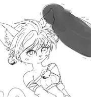 1girl artist:unknown daena legend_of_mana penis // 1020x1092 // 304KB