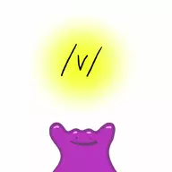 colored ditto pokemon smile // 1000x1000 // 41KB