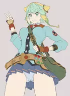 artist:unsomnus atelier_shallie colored shallotte_elminus upskirt // 1735x2402 // 628KB