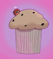 artist:unknown cacodemon cupcake doom eating // 1897x2120 // 1.4MB