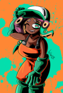 1girl artist:anttard115 huge_breasts marina splatoon // 4652x6835 // 1.2MB