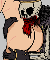 artist:smudge ass blood bone_courtier colored darkest_dungeon hellion nude scar tagme // 826x980 // 50KB