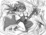 1girl artist:thegoldensmurf dragon's_crown huge_breasts sorceress wip // 3948x3018 // 2.5MB