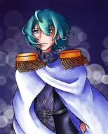 1boy artist:mellie byleth byleth_(male) colored fire_emblem fire_emblem_three_houses green_eyes green_hair // 1472x1837 // 1.3MB