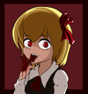 1girl blood female rumia solo touhou // 1791x1897 // 674KB