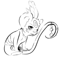 monochrome mouse shaman tagme transformice // 810x776 // 96KB