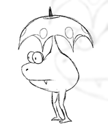 bulborb fang parasol pikmin redraw sketch umbrella // 1400x1700 // 414KB