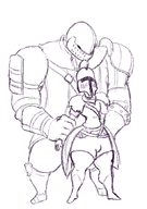 artist:harrace bearer_of_the_curse chosen_undead dark_souls dark_souls_ii // 611x869 // 270KB