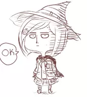 artist:pailolidrawfag chibi danganronpa danganronpa_v3_killing_harmony himiko_yumeno one-punch_man // 725x807 // 324KB