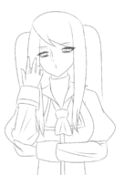 1girl cigarette jill julianne_stingray sketch smoking tired twintails va-11_hall-a // 1240x1754 // 376KB