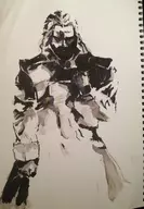liquid_snake metal_gear_solid monochrome tagme // 881x1268 // 357KB