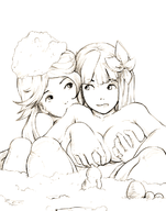 artist:34no404 bath crossover final_fight kaine nier poison street_fighter // 550x700 // 186KB