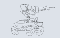 2boys artist:grey gun halo vehicle warthog // 570x364 // 10KB