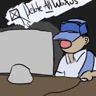 4chan colored delete drawthread dustforce dustman janitor waifu // 600x600 // 63KB