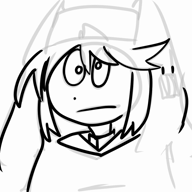 1boy animated artist:lunaticsoda bridget guilty_gear monochrome timelapse video webm // 720x720, 4.5s // 660KB