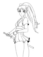 ass cleavage sakura_shinguji sakura_wars short_skirt skimpy skirt upskirt // 758x1000 // 153KB