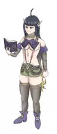 book colored fire_emblem fire_emblem_awakening fusion midriff nowi tharja underboob // 556x1300 // 287KB