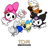 v_the_musical v_the_musical_XIII 4chan artist:unknown bombun cave_story cover_art kuromi mametchi minun moot my_melody onegai_my_melody pokemon sanrio sue_sakamoto tamagotchi tdm text // 1400x1400 // 488KB