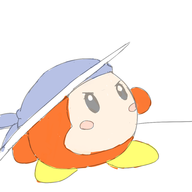 bandana bandana_waddle_dee bluescribbleman colored kirby_(series) waddle_dee // 3000x3000 // 604KB