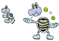 colored dry_bones juggling mspaint parody super_mario // 805x562 // 40KB