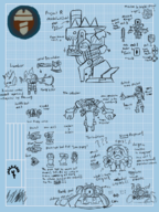 artist:bad-draw gun_puppy lumber mecha_knight retrode scuttlebot spiral_knights text tortodrone // 1200x1600 // 3.0MB