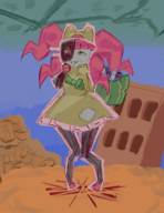 1girl ahegao artist:unknown blood colored dress Ena:_Dream_BBQ smile smiling tagme taski_maiden // 2196x2846 // 3.2MB