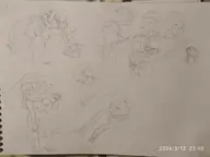 adora artist:unknown bloons bloons_td_6 bra breasts chair eating engineer_monkey furry hat inflatable_pool inner_tube medium_breasts monkey monochrome multiple_girls pool sentry sitting straw_hat sundress traditional_medium watermelon // 4000x3000 // 3.0MB