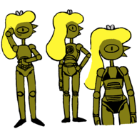 1girl anthology_of_the_killer artist:unknown ball_joint bikini clarice cyclops hand_on_belly hand_on_hips joint looking_at_viewer multiple_poses nude // 957x907 // 90KB