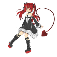 colored cosplay dead_or_alive disgaea etna marie_rose // 1500x1500 // 761KB